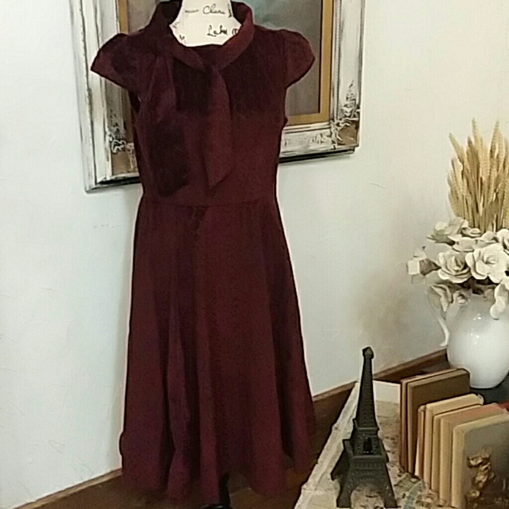 Hearts & Roses Velvet Dress Vintage-Inspired, 12